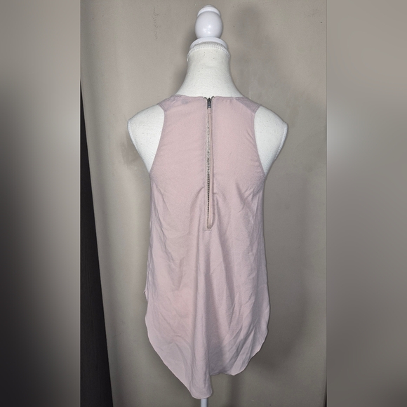 5 For $25✨️Wilfred Aritzia Extra Small Xs Light Pink Shortsleeve Blouse Tank Top - Picture 2 of 10